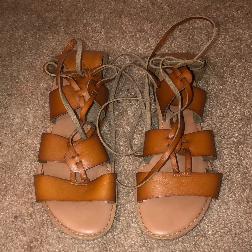 Tan Gladiator Sandals